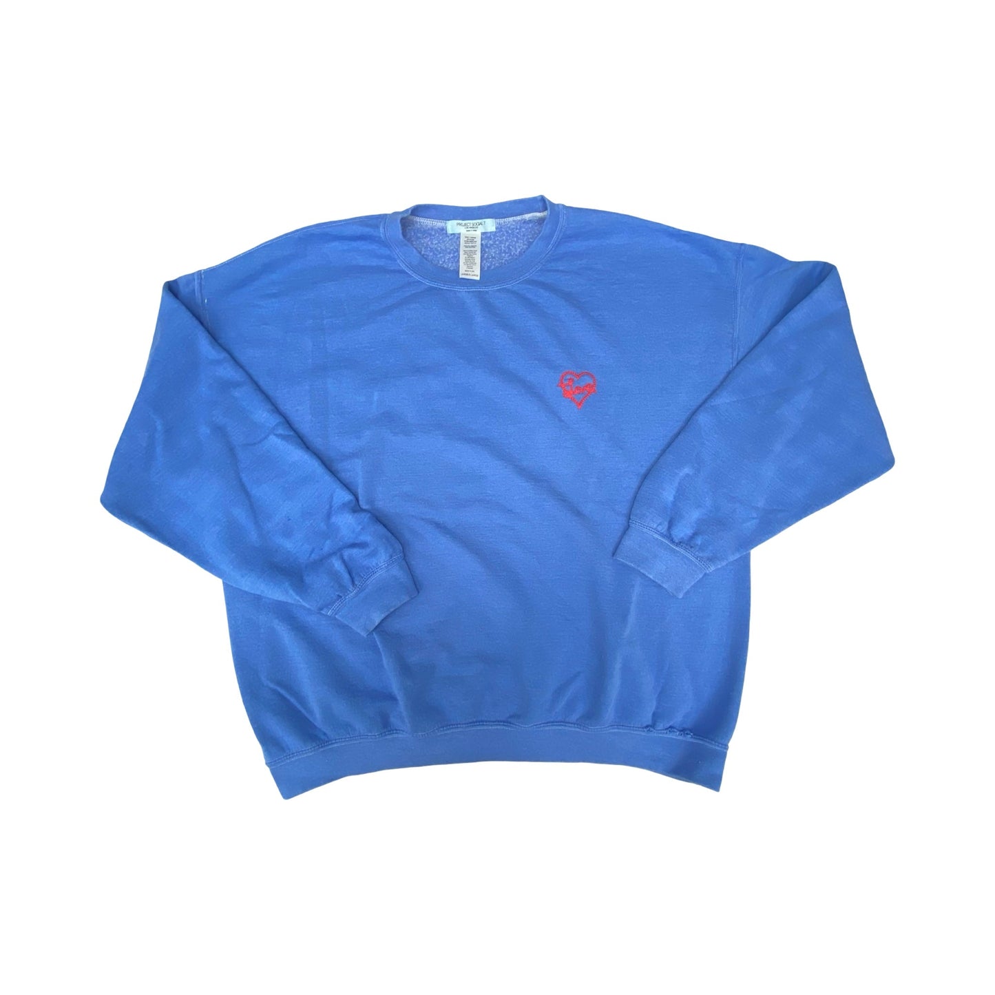 Sweatshirt Crewneck By Project Social Tee In Blue, Size:L