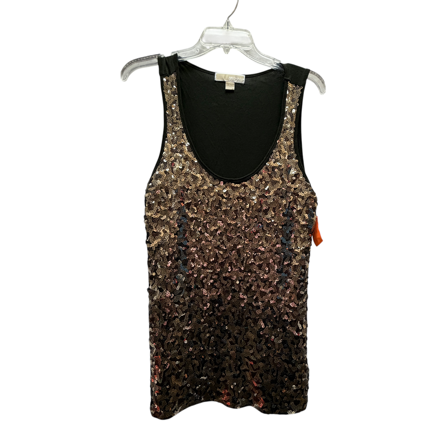 Top Sleeveless Designer By Michael Kors In Green, Size:L