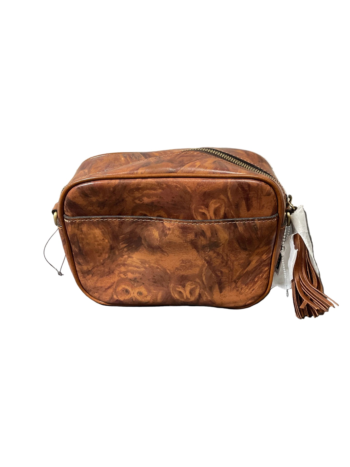 Crossbody Designer By Patricia Nash In Brown, Size:Small