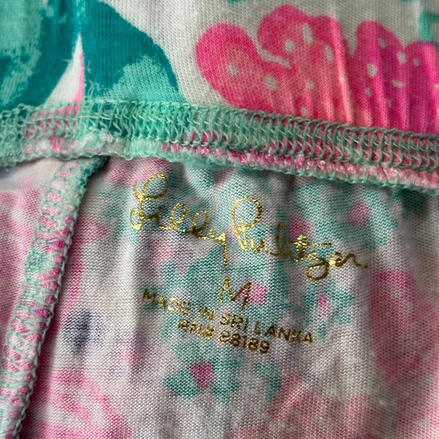 Pajamas Designer By Lilly Pulitzer In Blue & Pink, Size: M