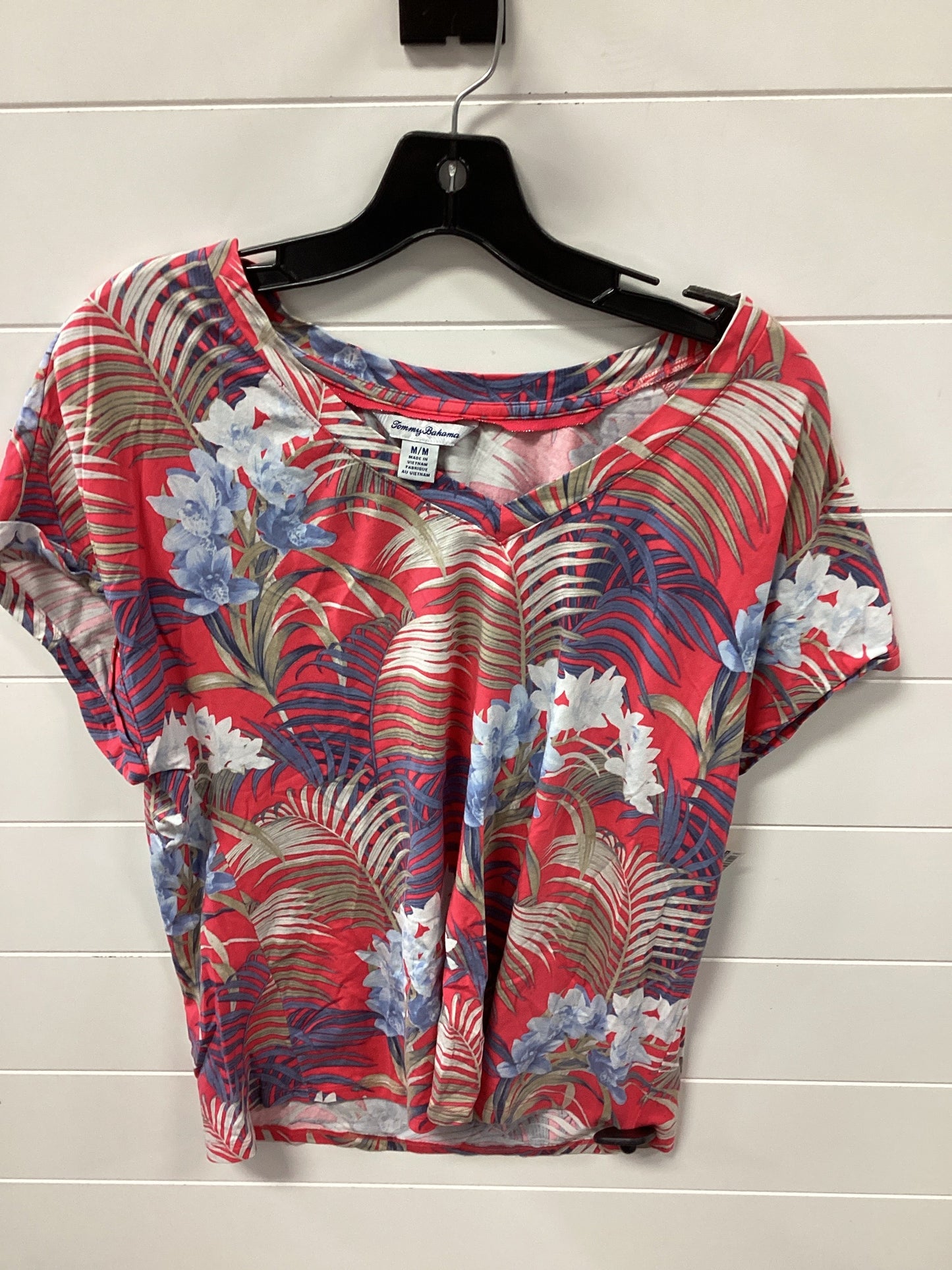 Top Ss By Tommy Bahama In Floral Print, Size:M
