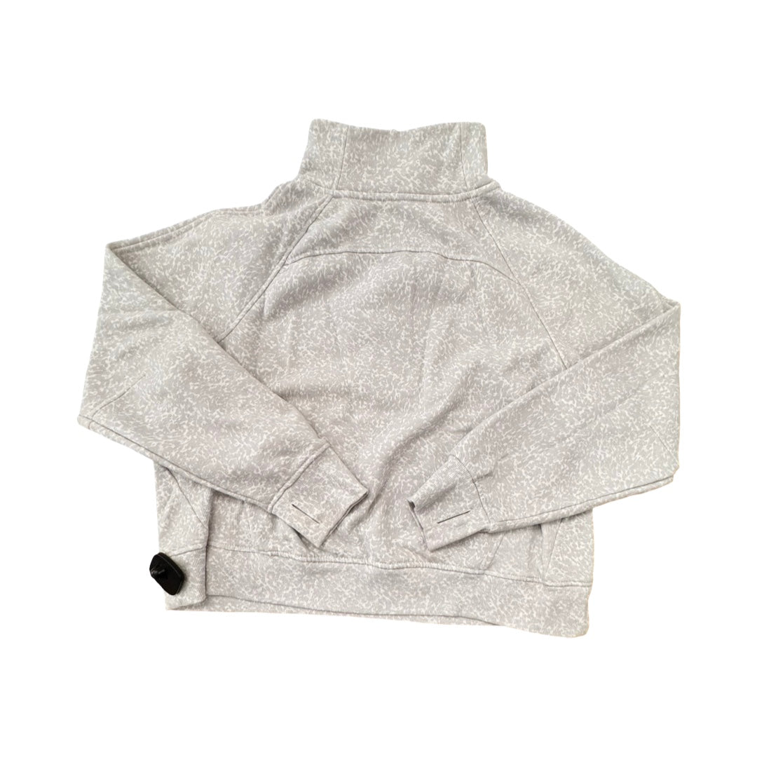 Sweatshirt Collar By Jockey In Grey, Size:L