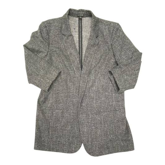 Blazer By Express In Black & Grey, Size:Xl