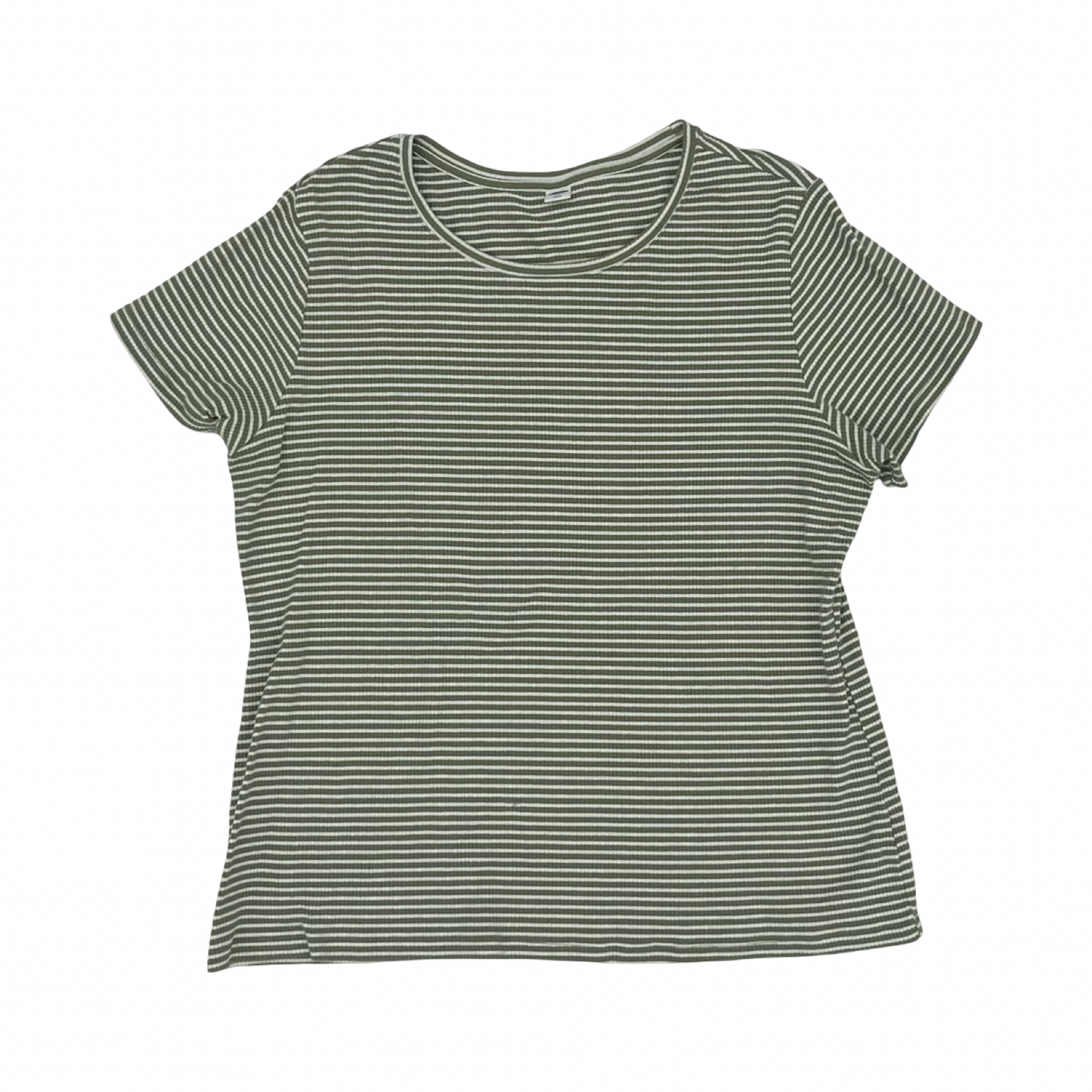 Top Ss By Old Navy In Green & White, Size:Xxl