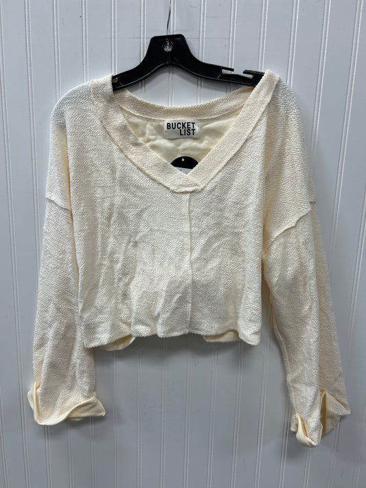 Top Ls By Bucketlist In Cream, Size:L
