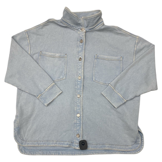Jacket Shirt By Maurices In Blue, Size:Xxl
