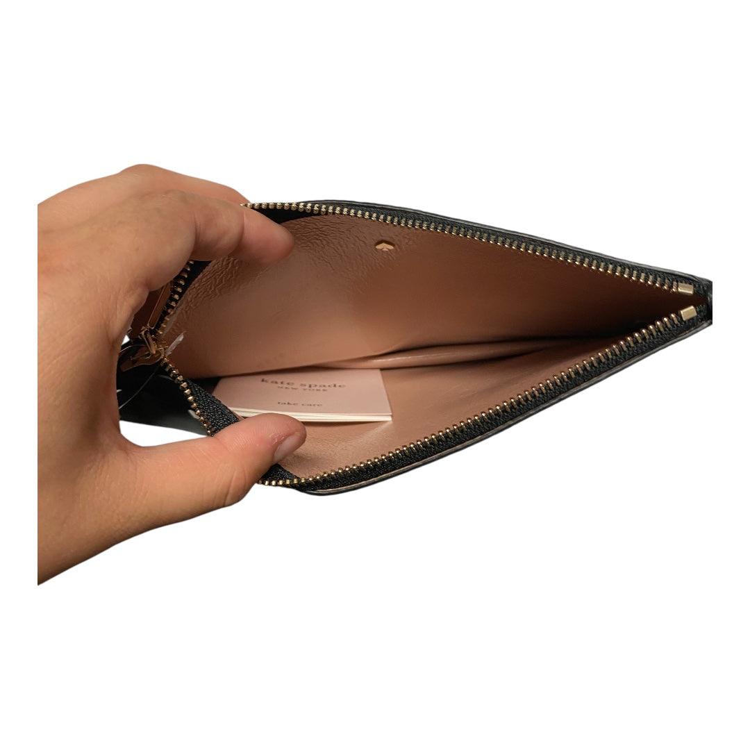 Clutch Designer By Kate Spade In Black, Size:Medium