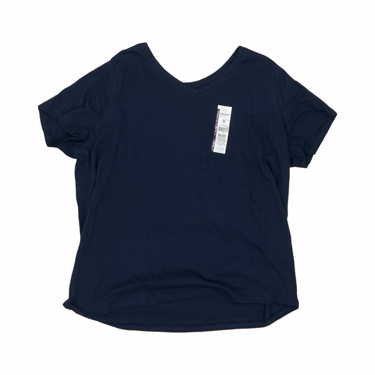 Top Ss By Time And Tru In Navy, Size:Xxxl