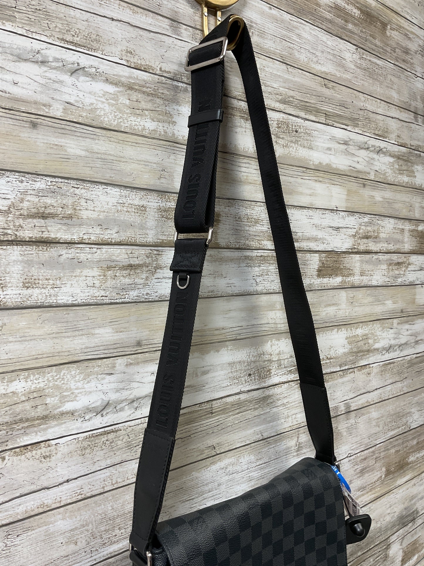 Crossbody Luxury Designer By Louis Vuitton In Black, Size:Medium