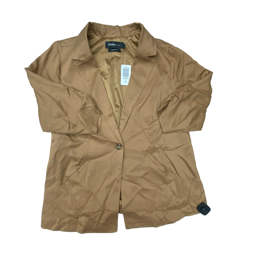 Blazer By Torrid In Brown, Size:1X