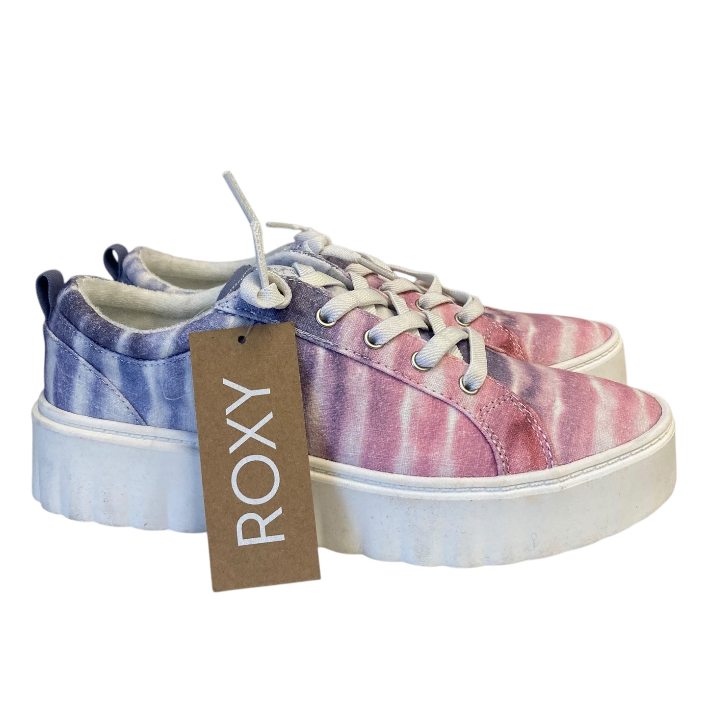 Shoes Flats By Roxy In Pink & Purple, Size:9