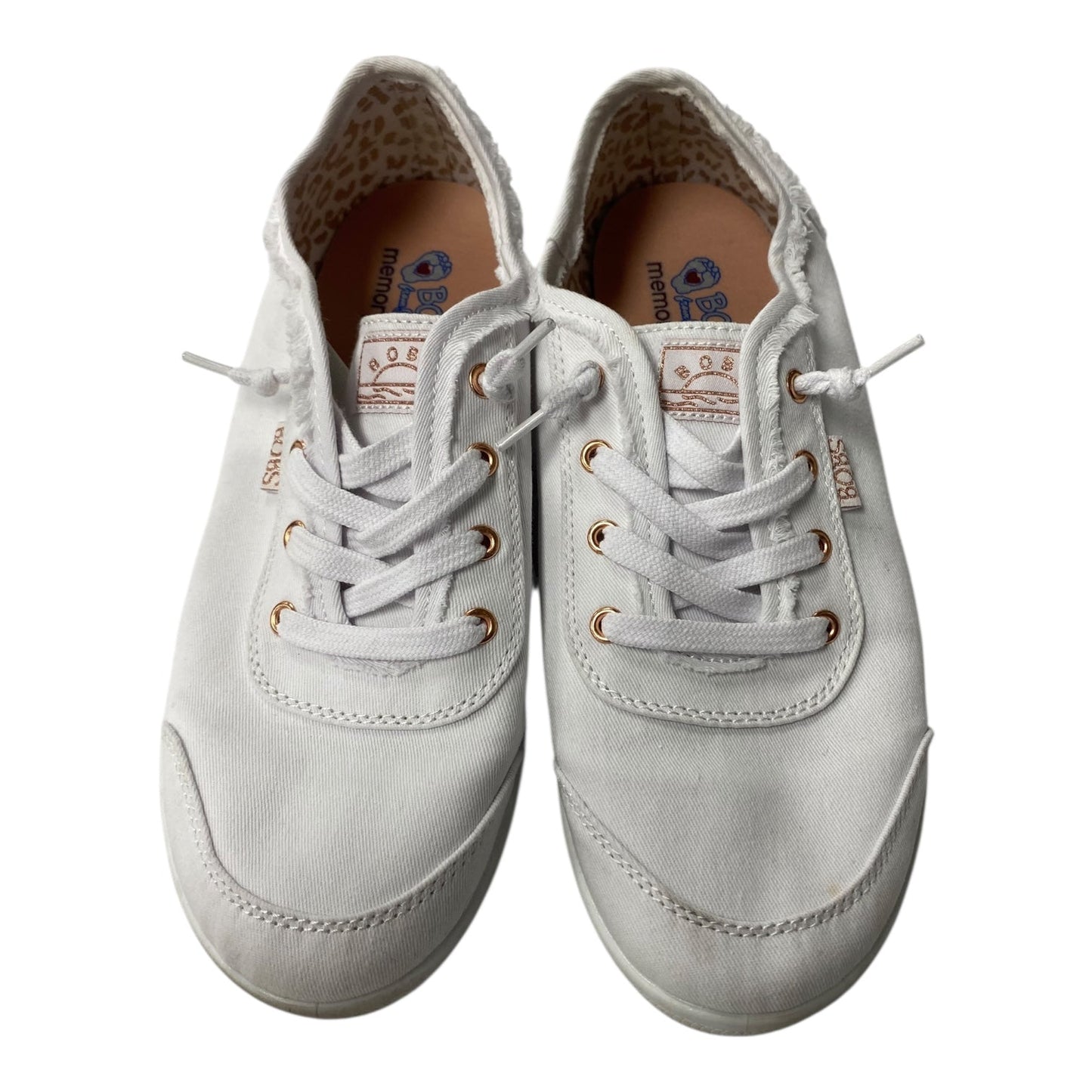 Shoes Sneakers By Bobs In White, Size:9.5