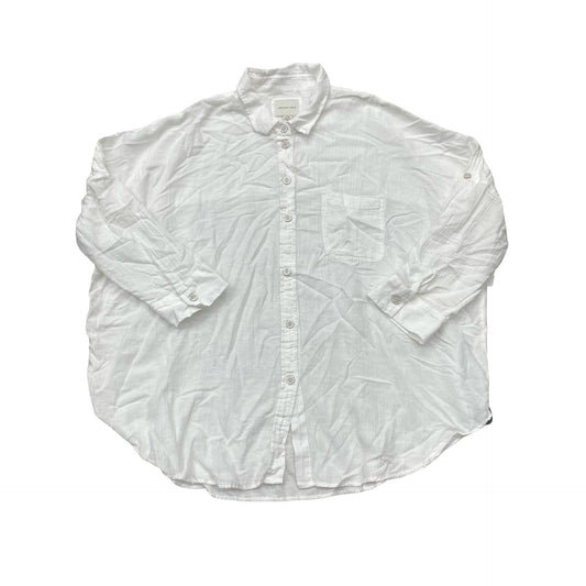 Top Ls By American Eagle In White, Size:L