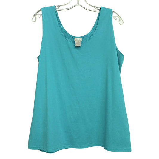 Tank Top By Chicos In Blue, Size:Xl