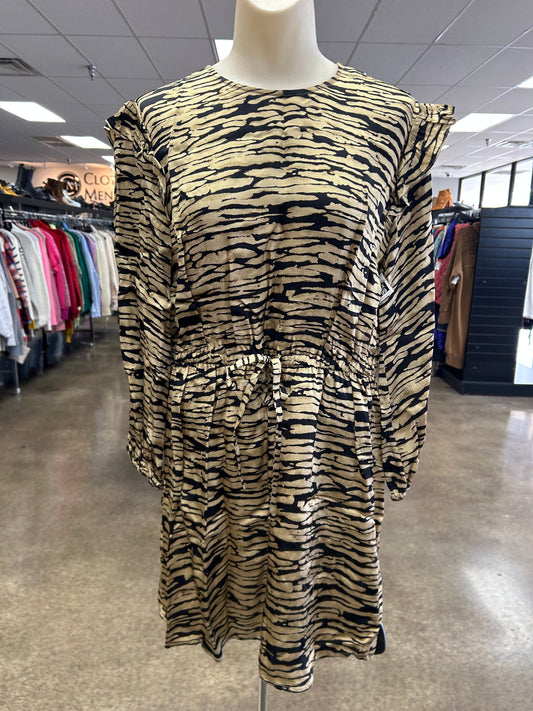 Dress Casual Short By Rails In Black & Gold, Size:M