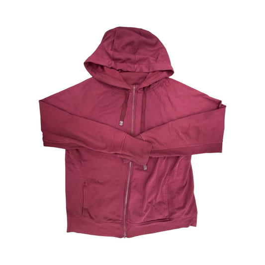 Athletic Jacket By Danskin In Red, Size:Xl
