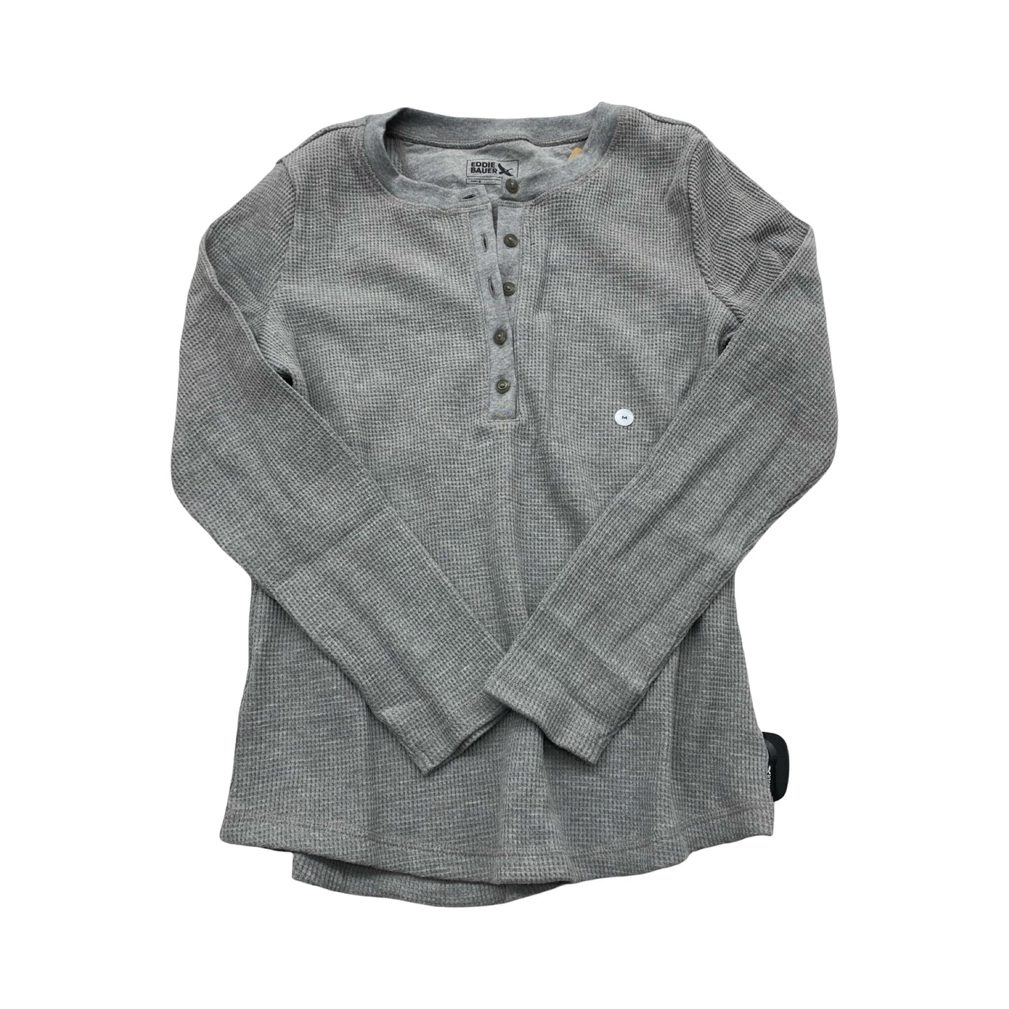 Top Ls By Eddie Bauer In Grey, Size:M