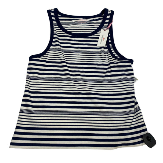 Tank Top Designer By Vineyard Vines In Blue & White, Size:L