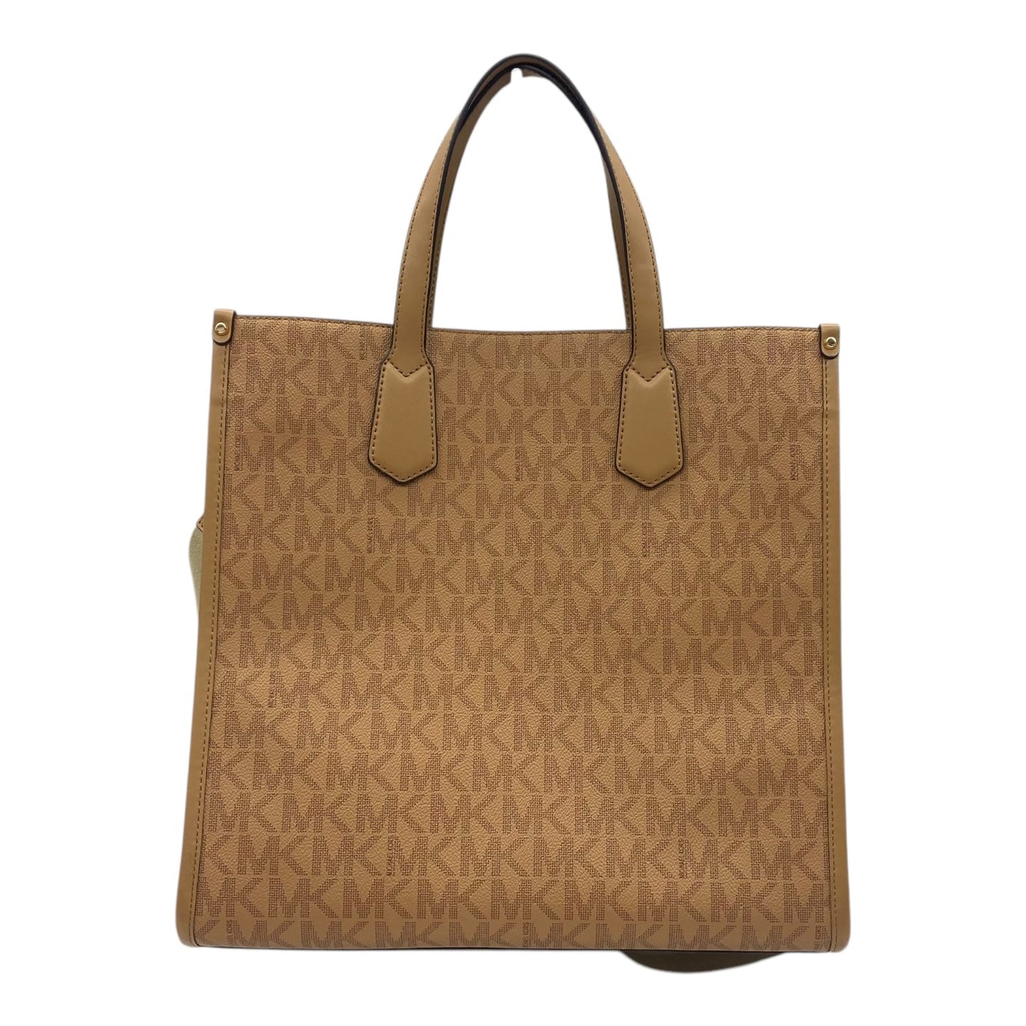 Tote Designer By Michael Kors In Brown, Size:Large