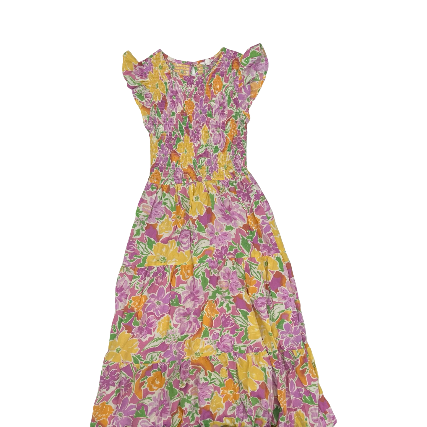 Dress Casual Midi By Clothes Mentor In Floral Print, Size:S
