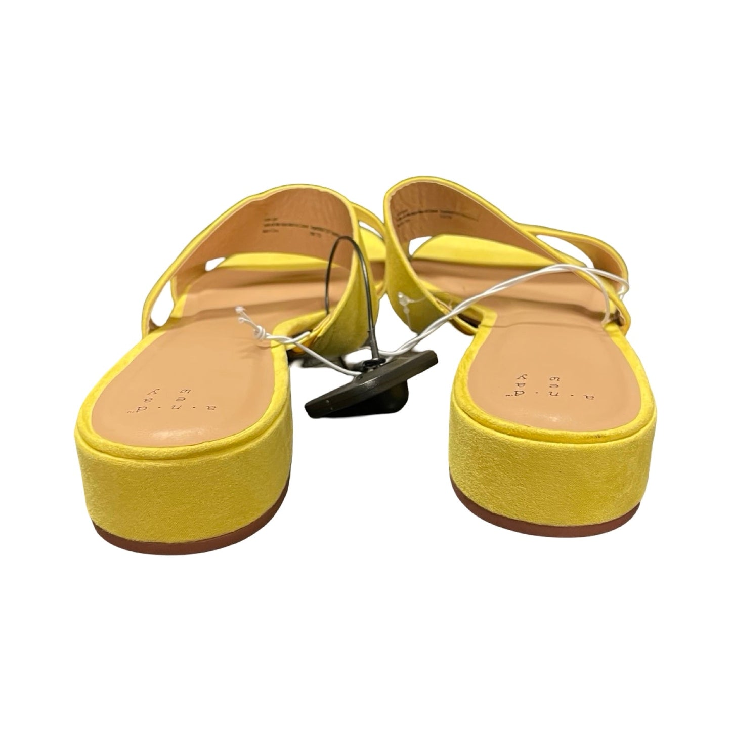 Sandals Flats By A New Day In Yellow, Size:11
