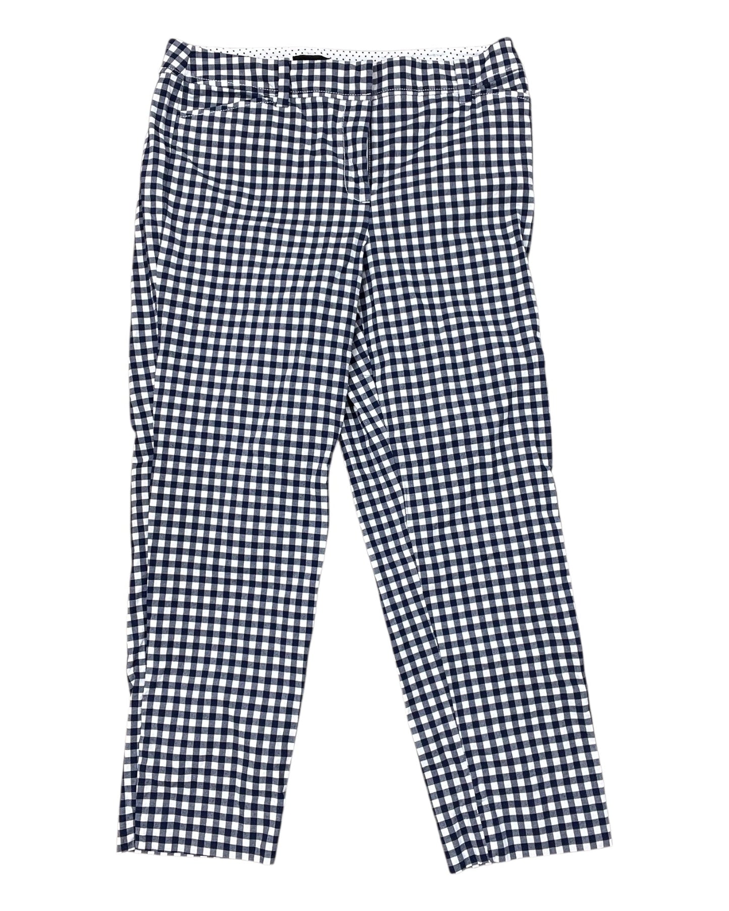 Pants Dress By Talbots In Blue & White, Size:6