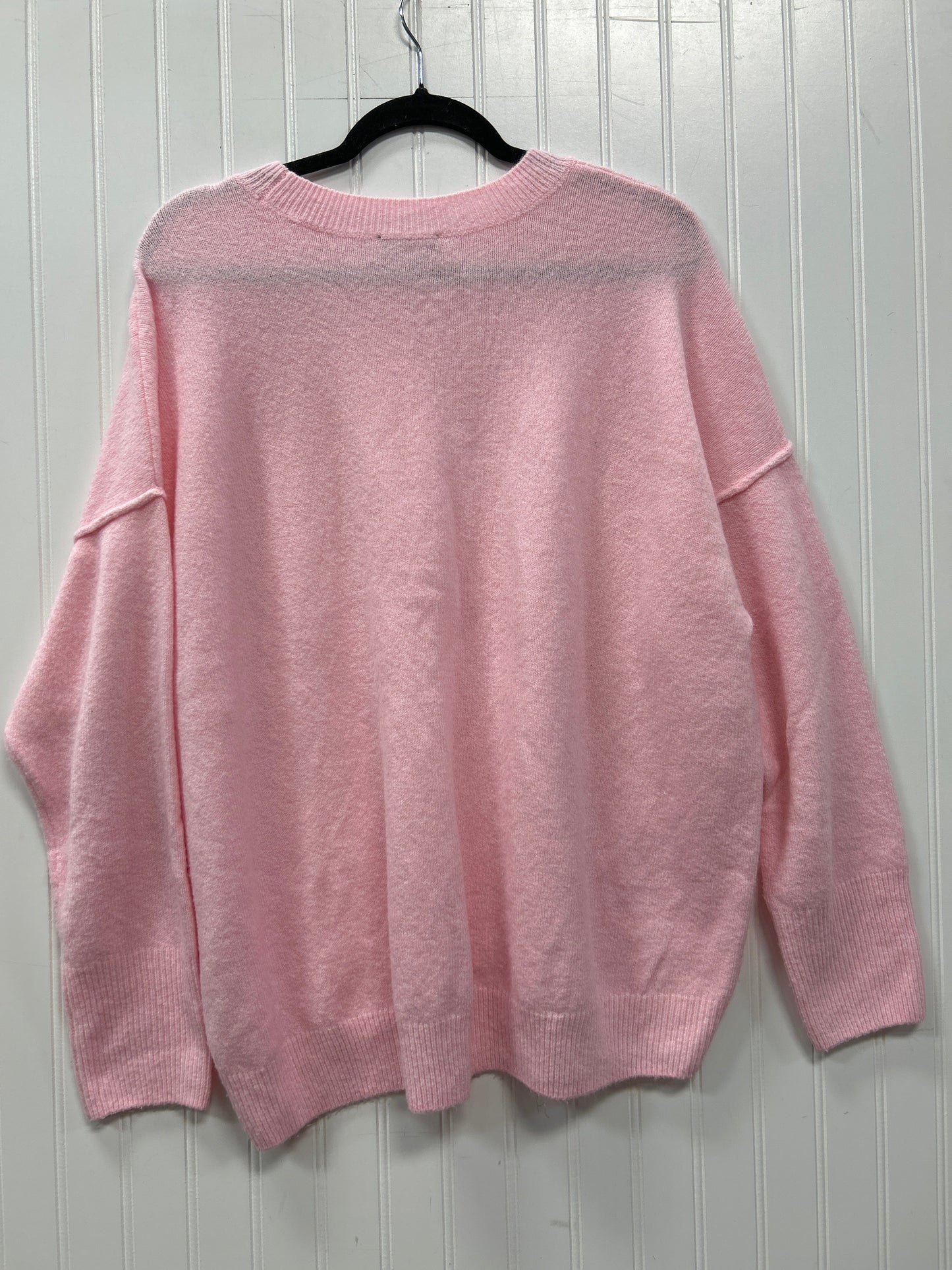 Sweater By Vince Camuto In Pink, Size:Xl