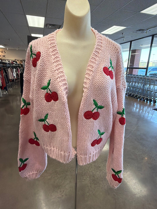 Sweater Cardigan By Altard State In Pink, Size:M
