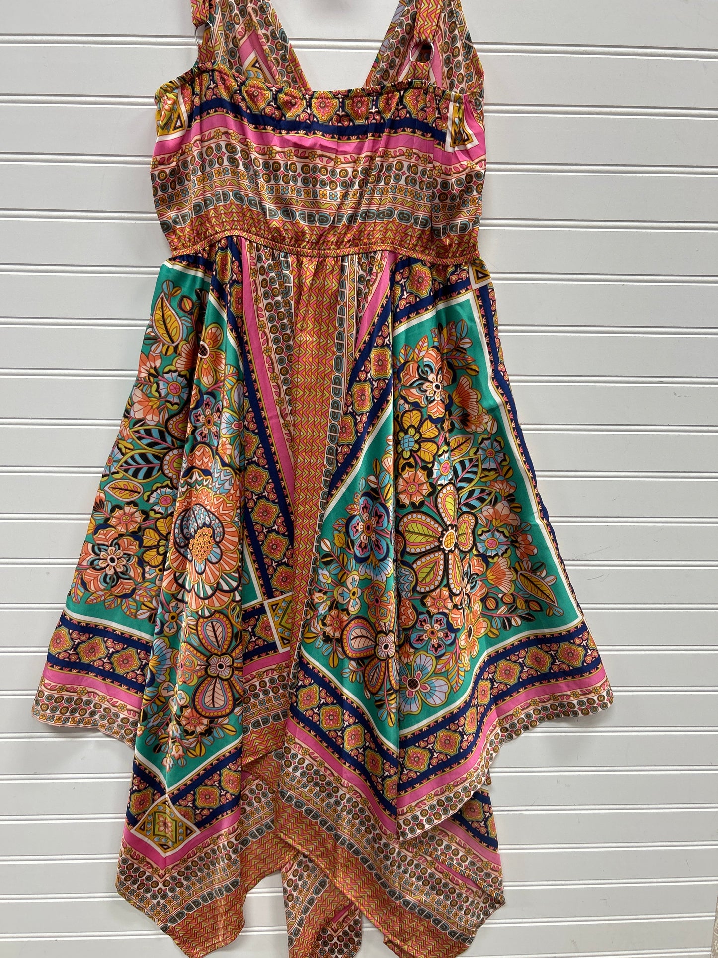 Dress Casual Midi By Clothes Mentor In Multi, Size:M