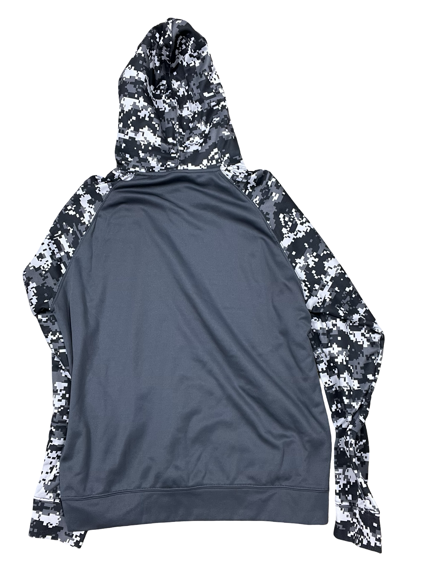 Sweatshirt Hoodie By Colosseum In Black & Grey, Size:M