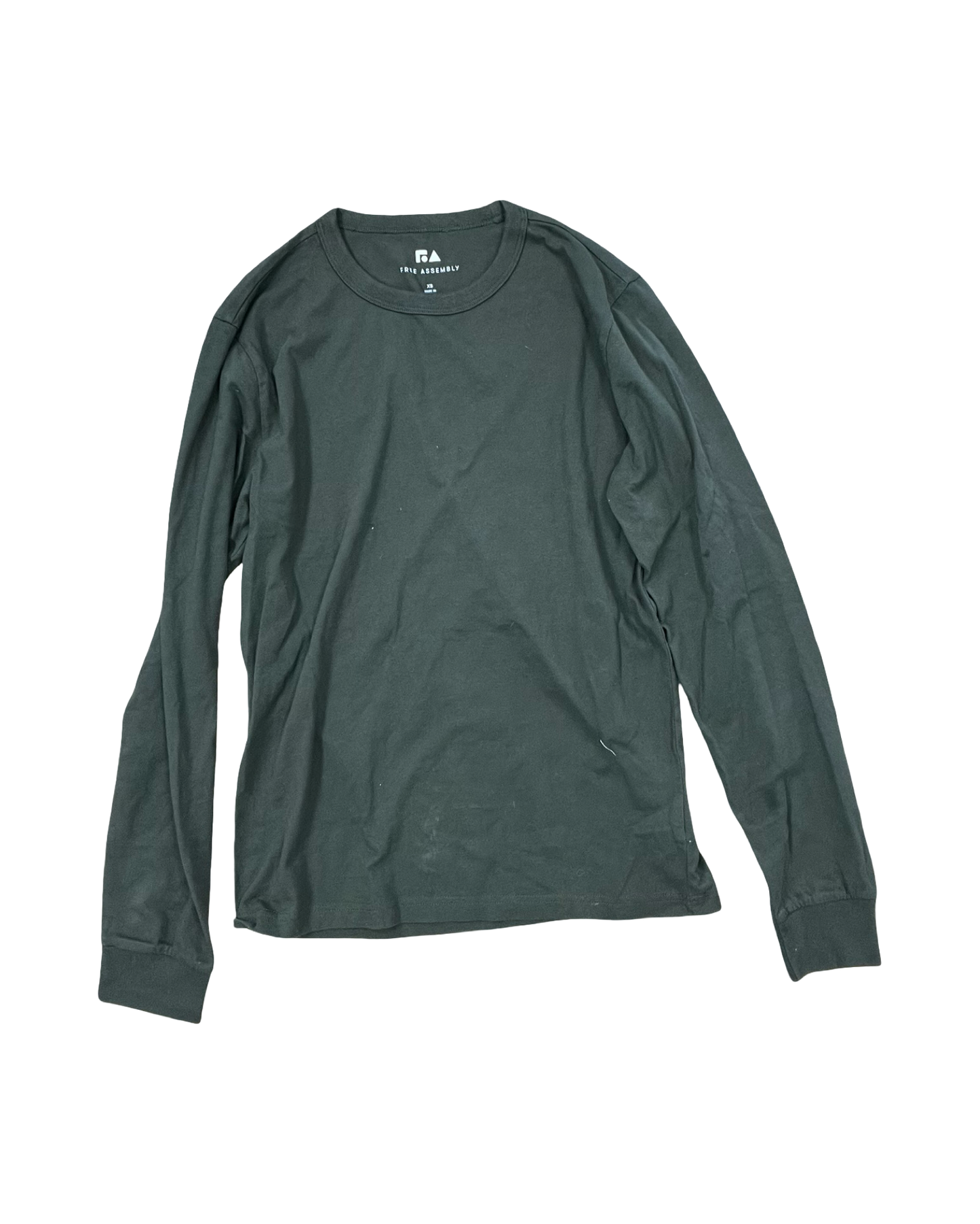 Top Ls By Free Assembly In Green, Size:Xs