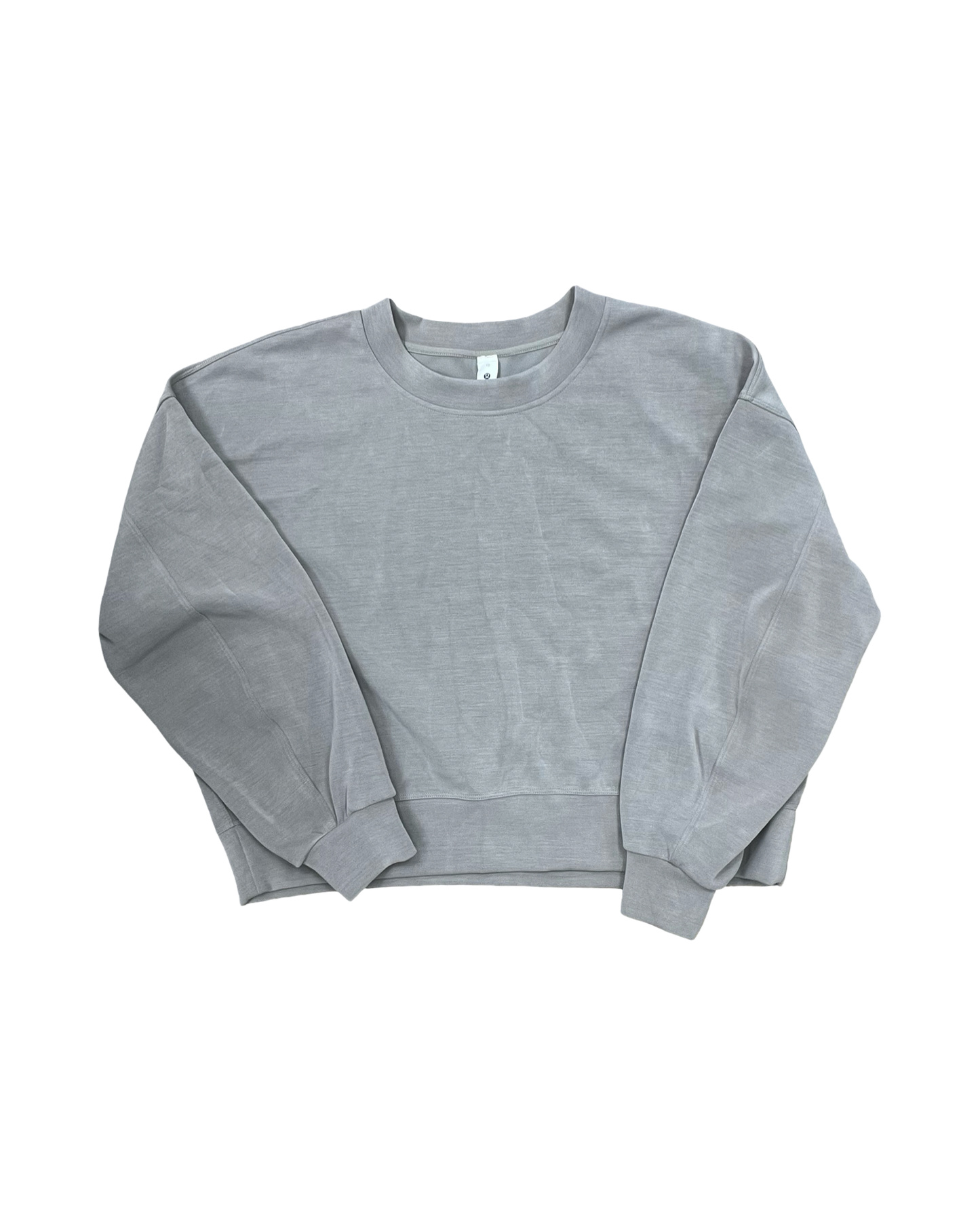 Athletic Sweatshirt Crewneck By Lululemon In Beige, Size:M