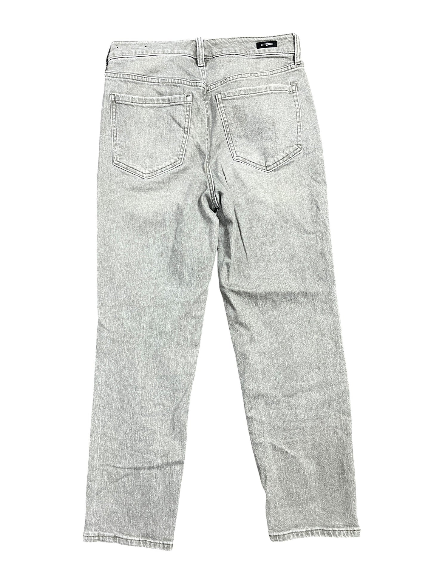Jeans Straight By Liverpool In Grey Denim, Size:6