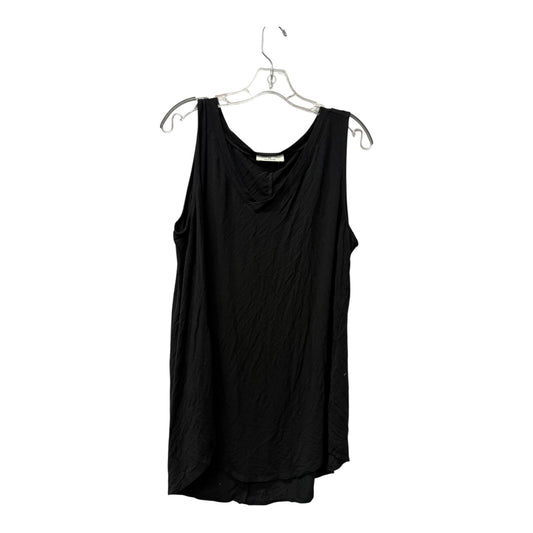 Top Sleeveless By Zenana In Black, Size:2X
