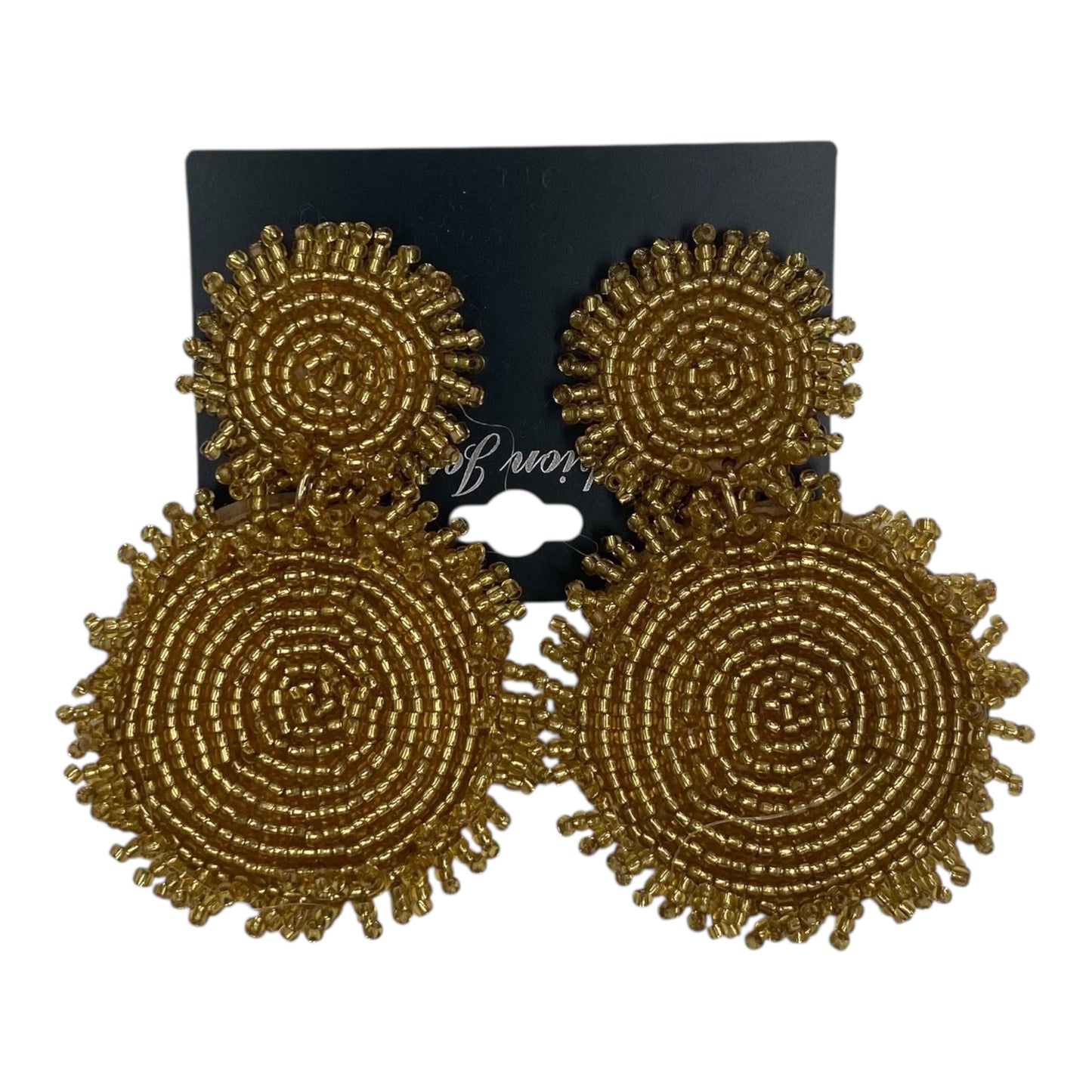 Earrings Statement By  Cme In Gold