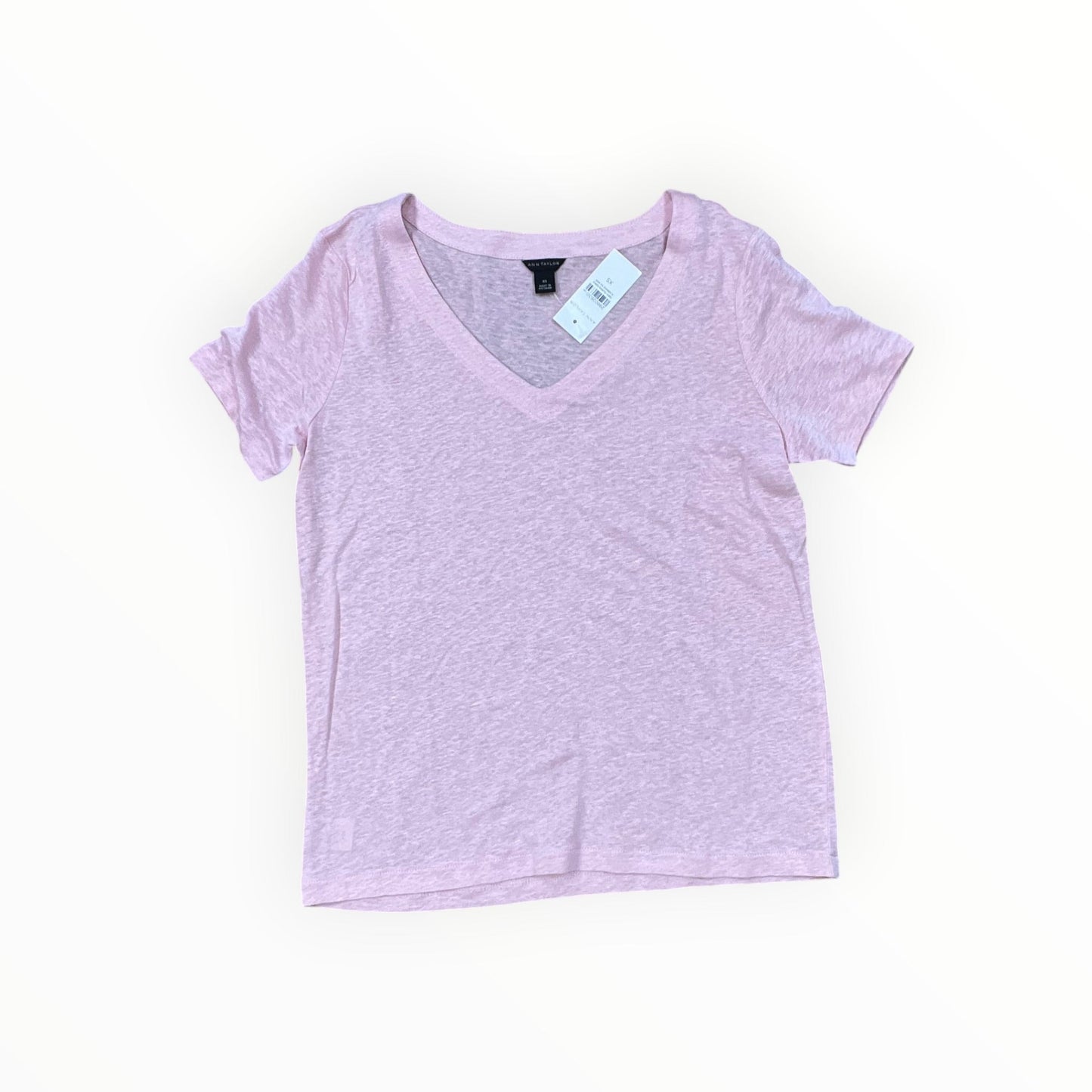 Top Ss Basic By Ann Taylor In Pink, Size:Xs