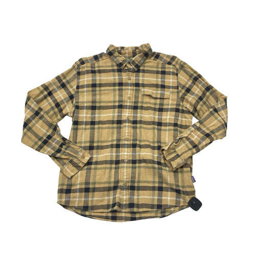 Top Ls By Patagonia In Plaid Pattern, Size:M