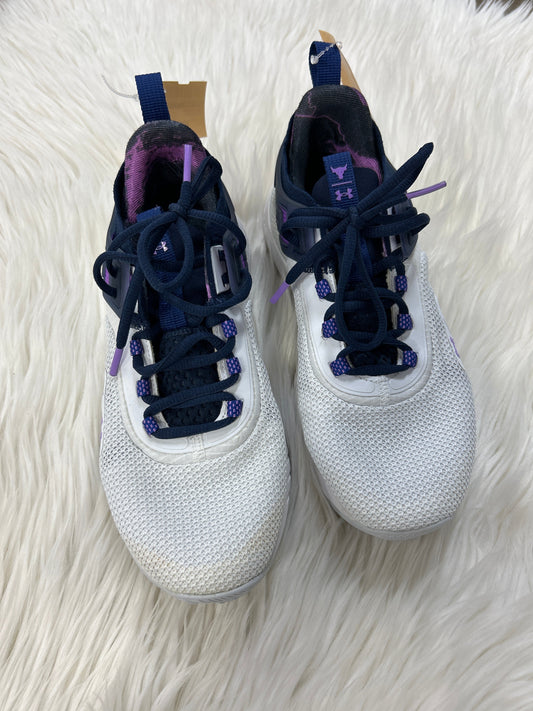 Shoes Athletic By Under Armour In Purple & White, Size:9
