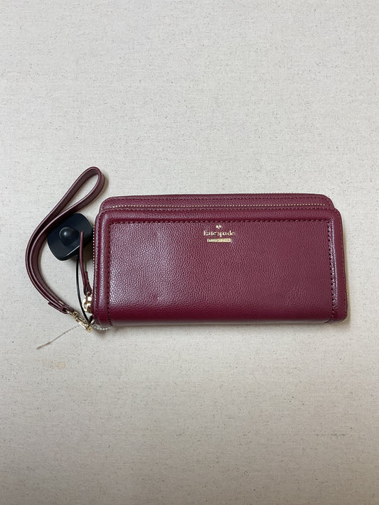 Wallet Designer By Kate Spade In Maroon, Size:Large