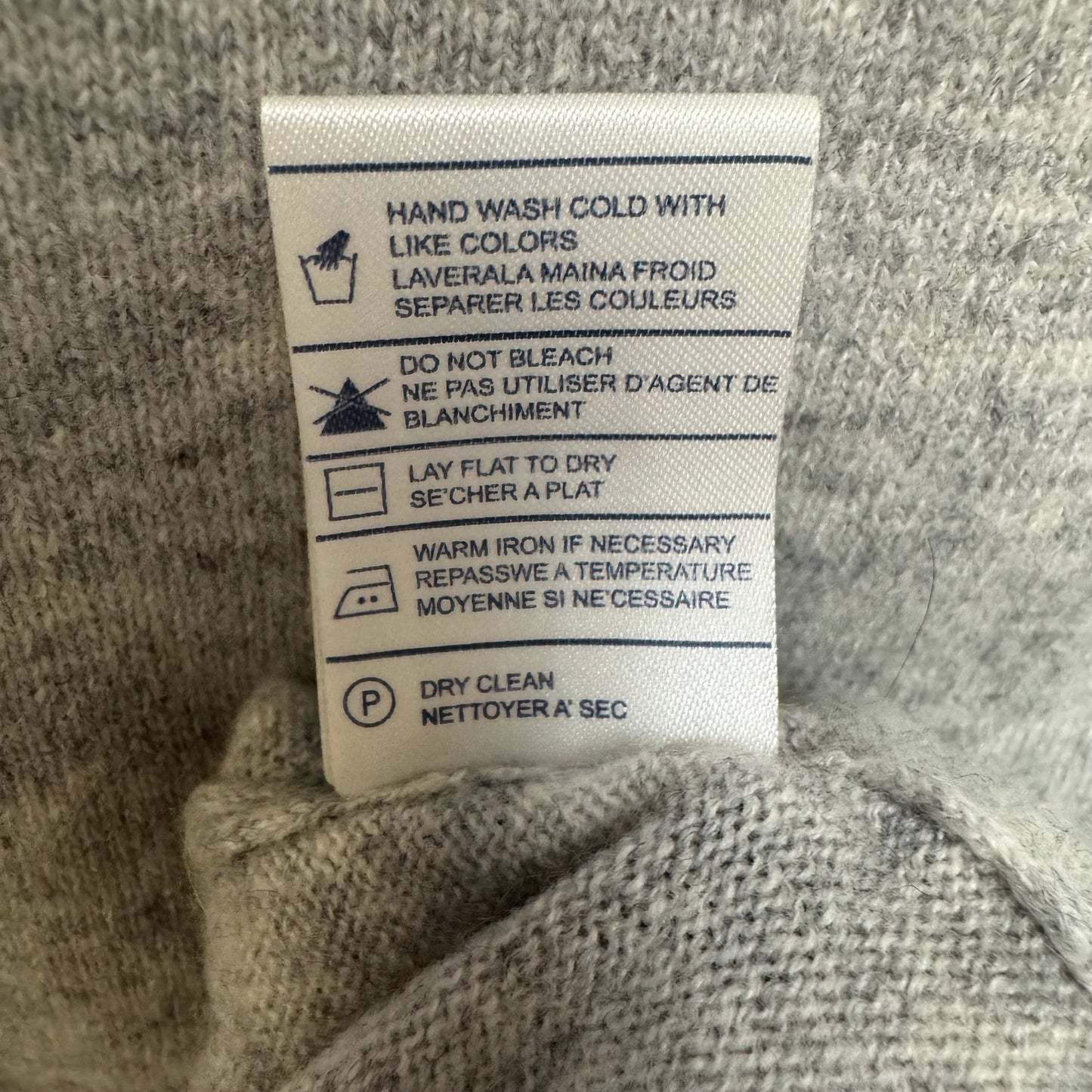 Sweater Sleeveless Cashmere By Nomad In Grey, Size: L