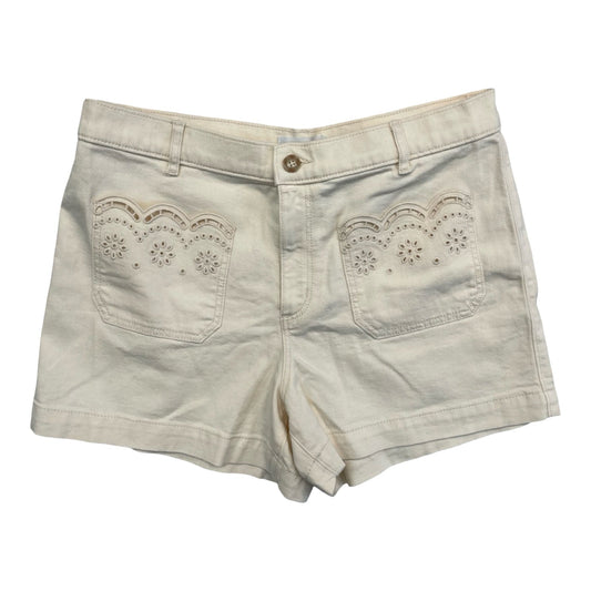 Shorts By Loft In Cream, Size:12