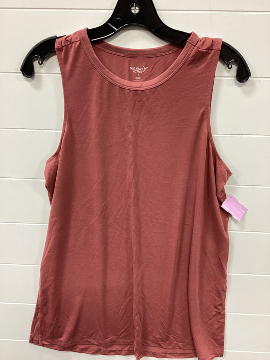 Athletic Tank Top By Old Navy In Pink, Size:M