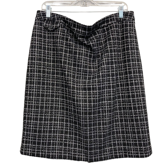 Skirt Mini & Short By Zac And Rachel In Black & White, Size:18