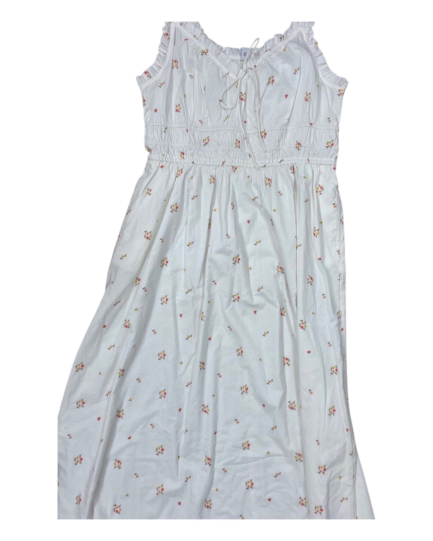 Dress Casual Maxi By Old Navy In White, Size:L