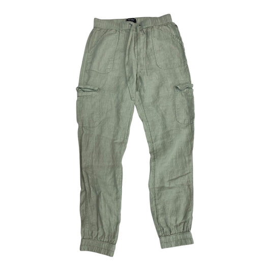 Pants Linen By Nicole Miller In Green, Size:S