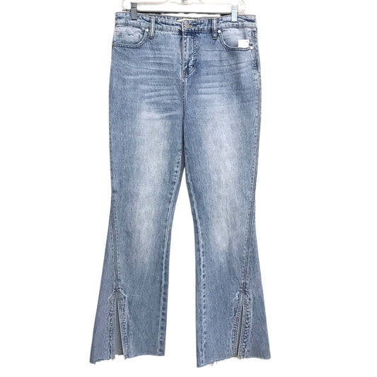 Jeans Flared By Liverpool In Blue Denim, Size:6