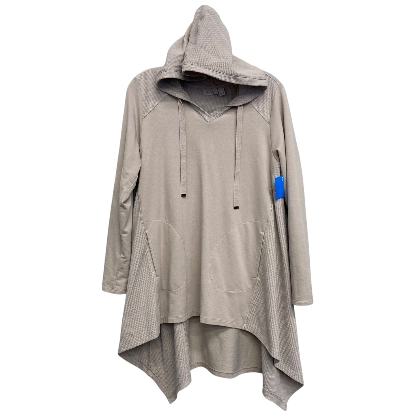 Sweatshirt Hoodie By Logo In Beige, Size:S