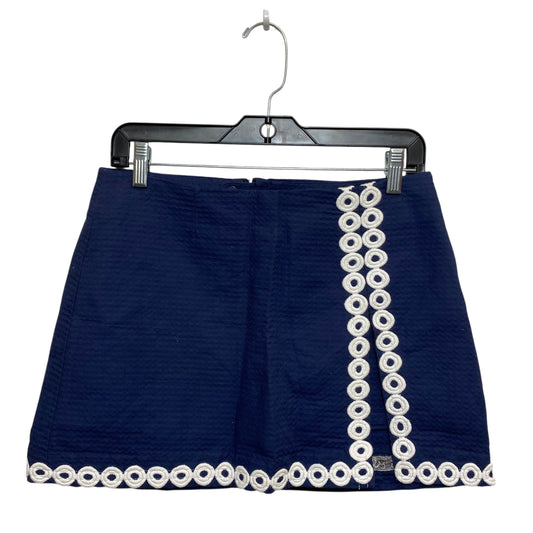 Skort Designer By Lilly Pulitzer In Navy, Size:Xs