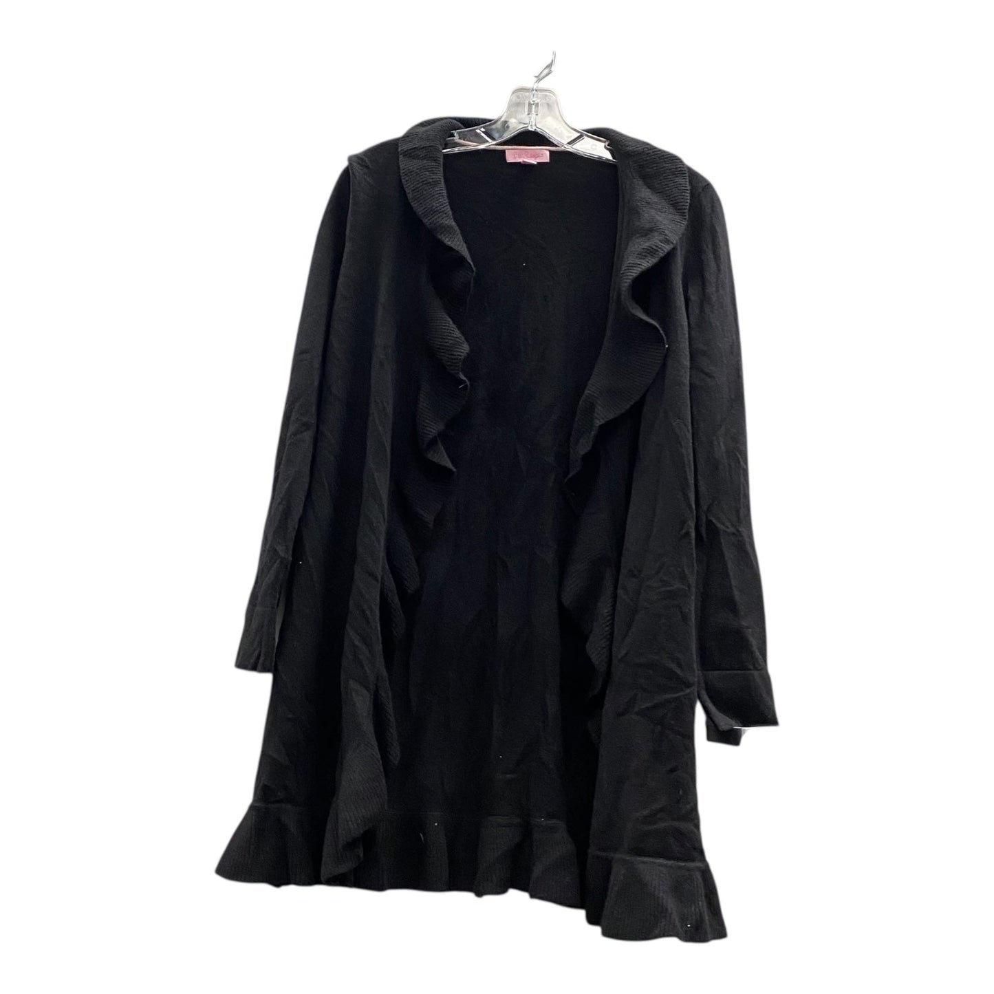 Sweater Cardigan Designer By Lilly Pulitzer In Black, Size:Xs