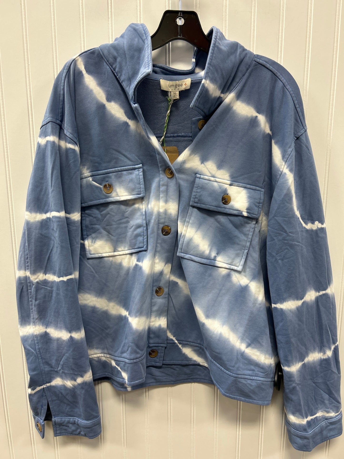 Top Ls By Umgee In Blue, Size:2X